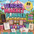 Vendor Market Planner Bundle | Craft Fair, Pop-Up Shop, Small Business (PDF Download)